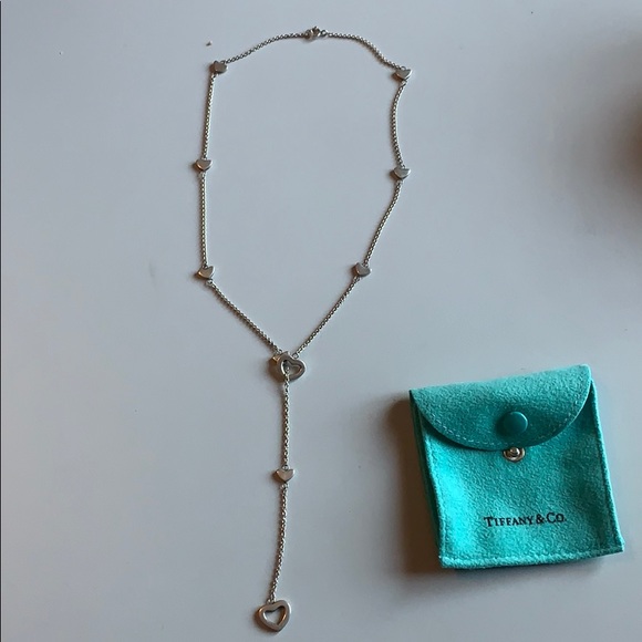 Tiffany & Co Lariat Station Heart Necklace - Picture 2 of 3